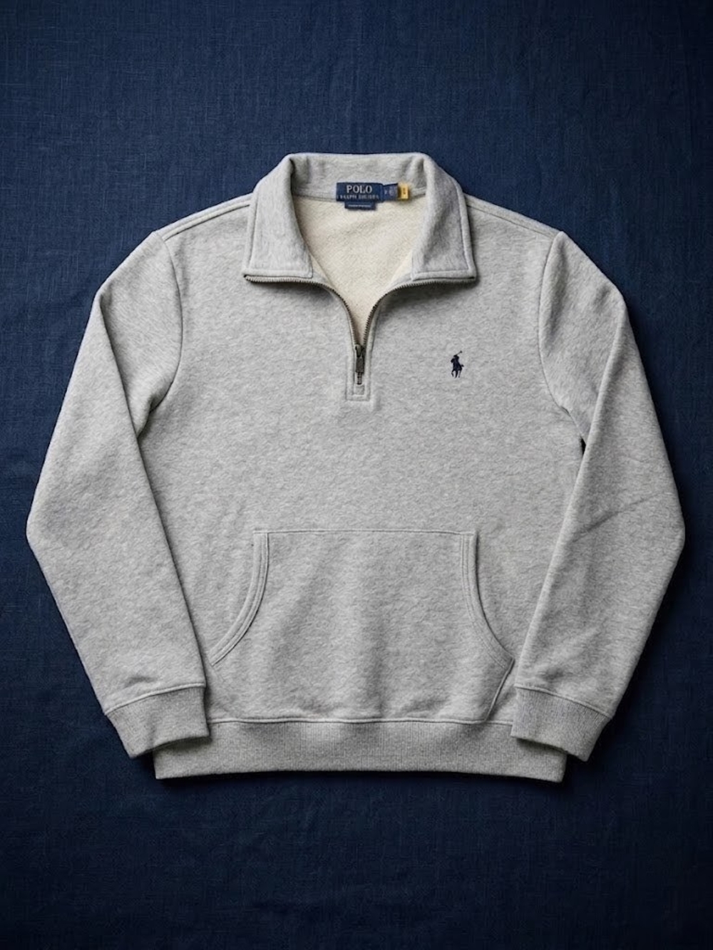 Polo Ralph Lauren Grey Quarter Zip - Size Small Mens